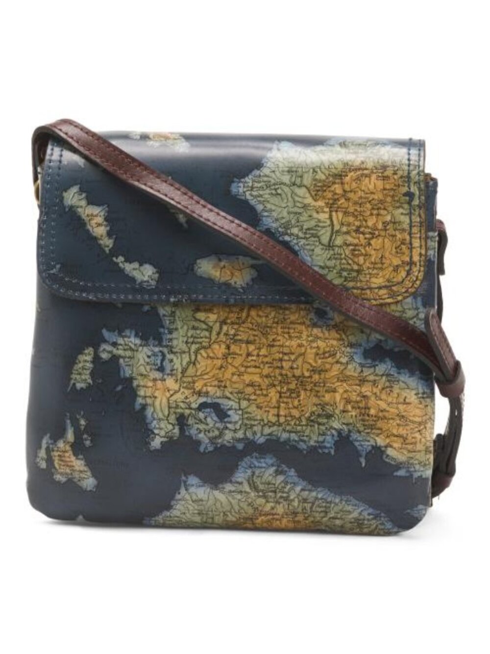 PATRICIA NASH Leather Balluri Multi Pocket Flap Crossbody